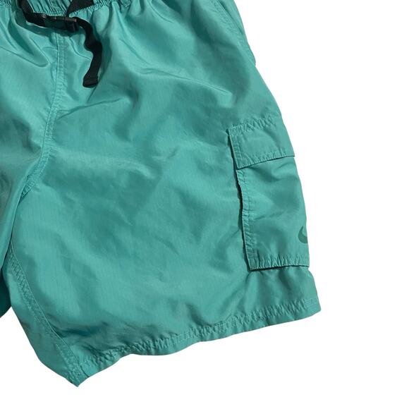 Nike Mens Swim Trunks Size XL Teal Lined Swim Trunks Drawstring Board Shorts - Picture 7 of 11